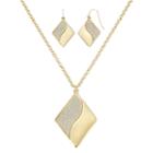 Mixit&trade; Mixed Diamond-shaped Earring And Necklace Set