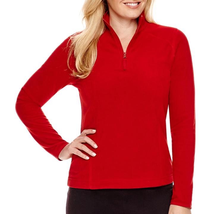 Made For Life&trade; Long-sleeve 1/4-zip Brushed Fleece Pullover