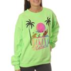 Lion King Juniors' Hakuna Matata Character Line-up Neon Crewneck Graphic Sweatshirt