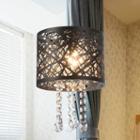 Limal 1-light 8-inch Antique Bronze Mini Drum Pendant