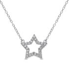 Womens 1/5 Ct. T.w. Genuine White Diamond 14k Gold Pendant Necklace