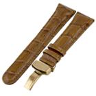 Jbw Womens Brown Watch Band-jb-20mmgld-brn