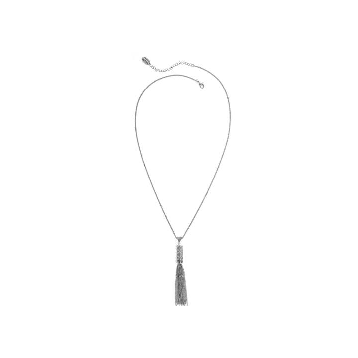 Nicole By Nicole Miller Crystal Tassel Necklace