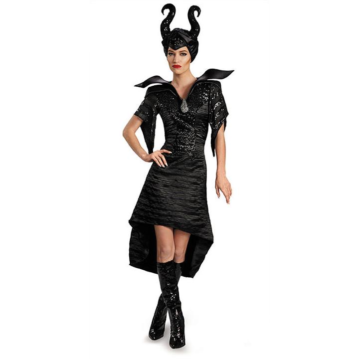 Disney Maleficent Glam Gown Short Adult Deluxe Costume