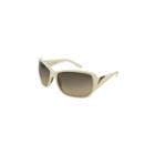Smith Sunglasses - Hemline / Frame: Ivory Lens: Brown Gradient