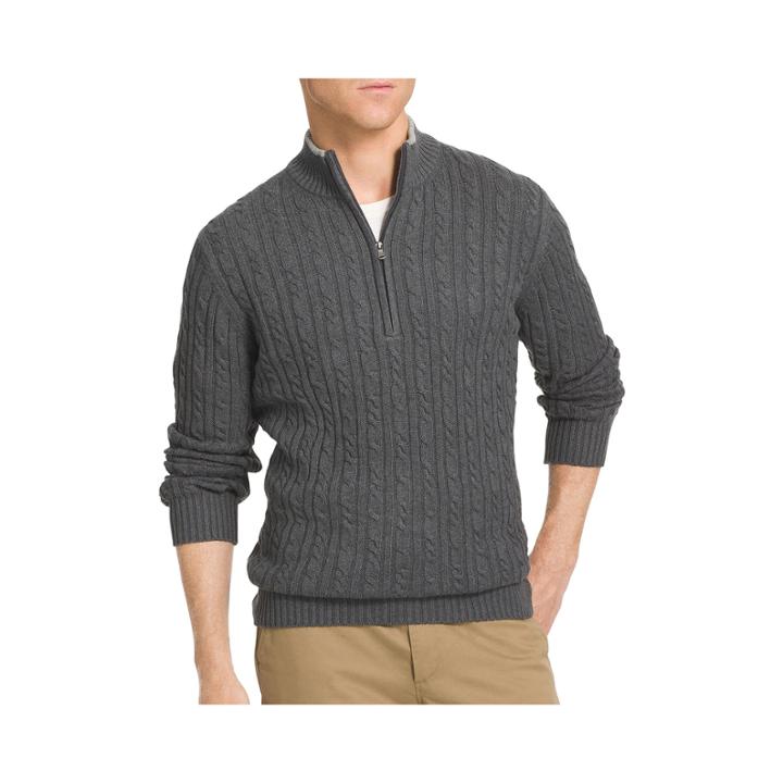 Izod Long Sleeve Cotton Pullover Sweater
