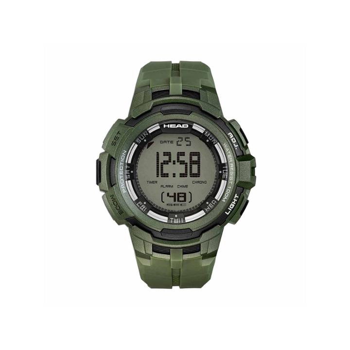 Head Super G Mens Green Strap Watch-he-104-04