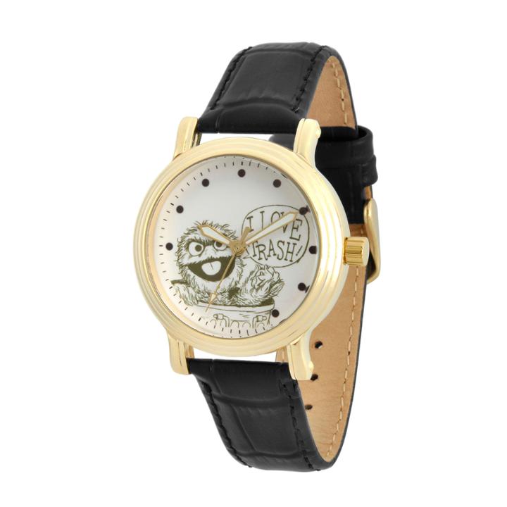 Sesame Street Womens Black Strap Watch-wss000014
