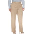 Liz Claiborne Double Cotton Sophie Suiting Pant- Plus