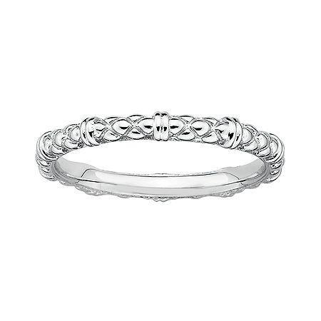 Personally Stackable Sterling Silver Stackable 1.5mm Cable Ring