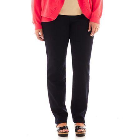 Liz Claiborne Original-fit Tapered-leg Jeans - Plus