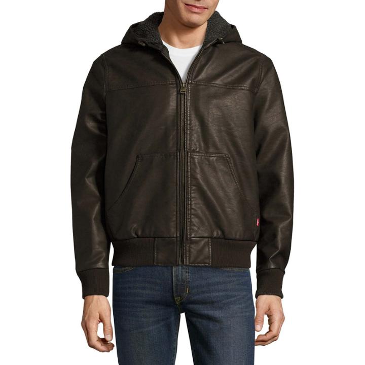 Levi's Faux Leather Bomber Bomber Jacket