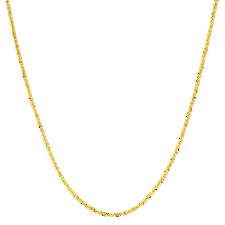 Made In Italy 18k Gold Over Sterling Silver 20 Criss-cross Chain