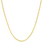 Made In Italy 18k Gold Over Sterling Silver 20 Criss-cross Chain