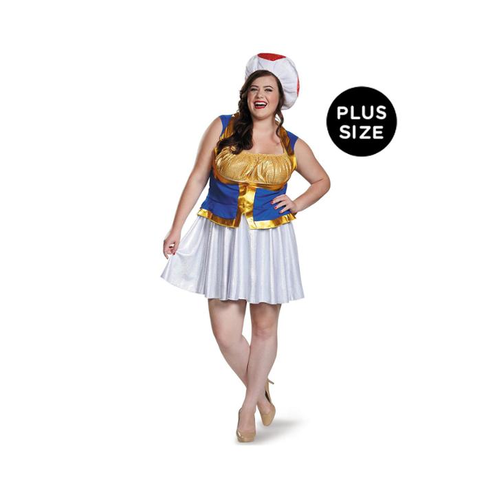 Super Mario Bros: Adult Womens Toad Costume