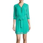 By & By 3/4-sleeve Shirt Dress