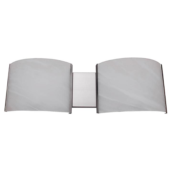 Aurora 2-light Silver Bath Vanity