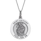 Made In Italy Personalized Unisex Sterling Silver Pendant Necklace