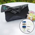 Cathy's Concepts Black Bridesmaid Clutch With Survival Kit