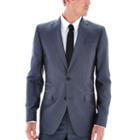 Jf J. Ferrar Gray Luster Herringbone Suit Jacket - Slim Fit