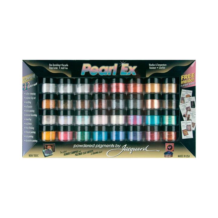 32-pk. Jacquard Pearl Powdered Pigments