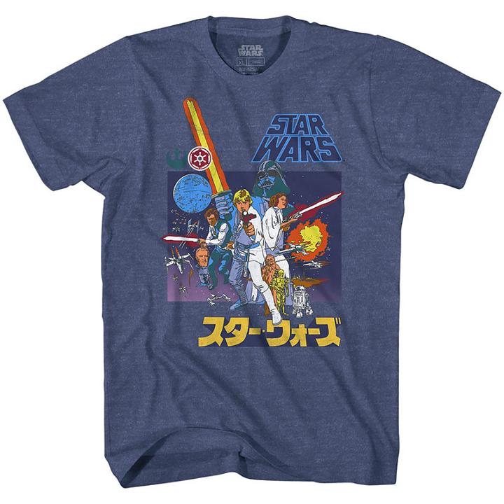 Star Wars Retro Scene Graphic Tee