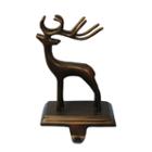 Kurt Adler 10 Antique Copper Reindeer Stocking Hanger