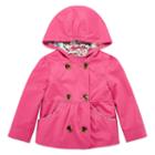 Pink Platinum Short Trench W Satin Lining
