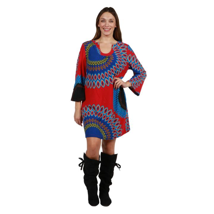 24/7 Comfort Apparel Nina Luxury Sweater Knit Tunic Top - Plus