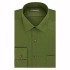 Van Heusen No-iron Lux Sateen Fitted Long Sleeve Dress Shirt