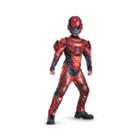 Halo Red Spartan Classic Muscle Child Costume