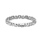 Personally Stackable 1/4 Ct. T.w. Diamond Heart Ring