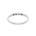 Itsy Bitsy&trade; Sterling Silver Love Band Ring
