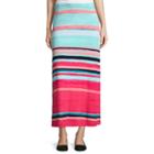 Liz Claiborne Striped Maxi Skirt - Tall
