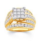 Womens 3 Ct. T.w. White Diamond 14k Gold Bridal Set