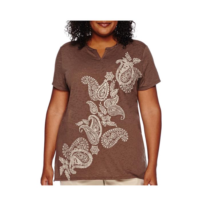 St. John's Bay Short-sleeve Graphic Tee - Plus