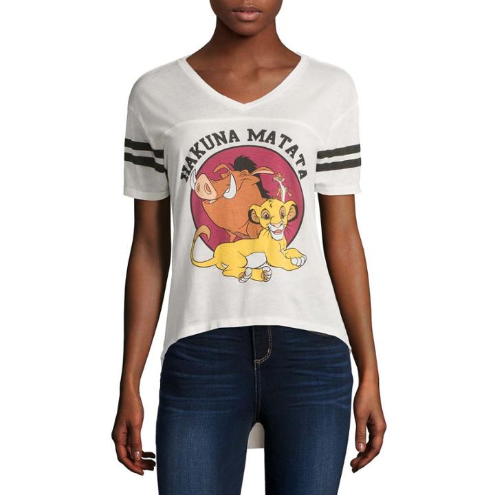 Disney Short-sleeve Burnout Football Tee