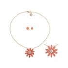 Liz Claiborne Womens 2-pc. Orange Jewelry Set