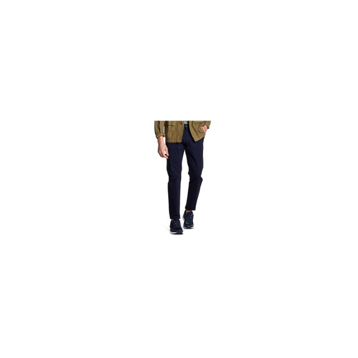 Tr Premium Striped Waist Band Detail Solid Yarn Dye Chino Pocket Pant