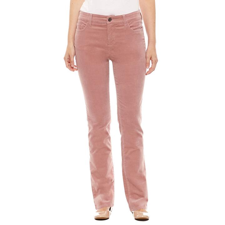 St. John's Bay Secretly Slender Corduroy Pants - Tall