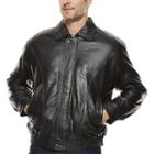Vintage Leather Pig Leather Bomber Jacket