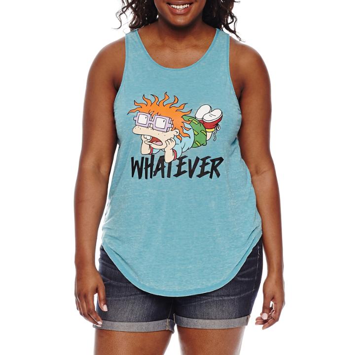 Cotton Tank Top-juniors Plus