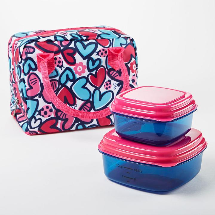 Fit & Fresh Anastasia Lucnh Kit 3-pc. Lunch Bag