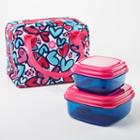 Fit & Fresh Anastasia Lucnh Kit 3-pc. Lunch Bag