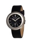 Simplify Unisex The 900 Black Leather-band Watch With Date Sim0902