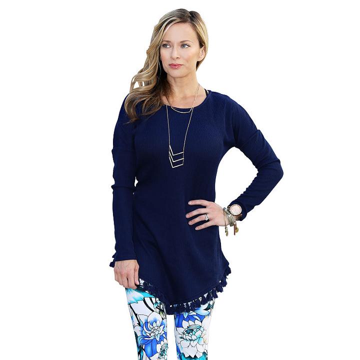 Mayah Kay Fashion Fringe Tunic
