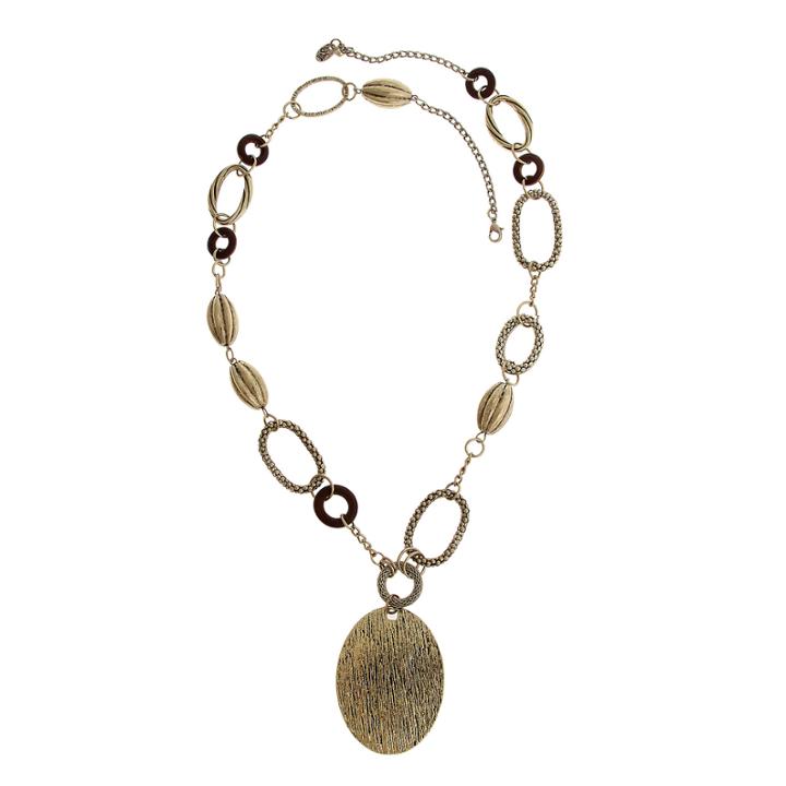 El By Erica Lyons Womens Gold Over Brass Pendant Necklace