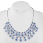 Monet Jewelry Womens Blue Statement Necklace