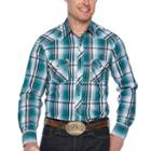 Ely Cattleman Long Sleeve Plaid Button-front Shirt