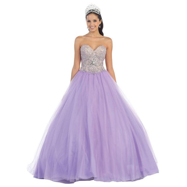 Beautiful Strapless Quinceanera Sweetheart Ball Gown - Juniors